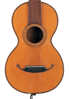 Gitarre, Carl August Wild, um 1860