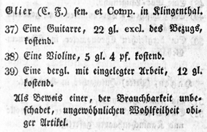 1827 - Annonce Glier