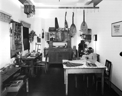 Werkstatt von Richard Jacob (Rekonstruktion); Museum für Musikinstrumente der Universität Leipzig