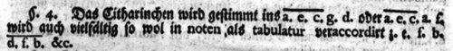 Johann Arnold Vockerodt: Gründlicher Musikalischer Unter-Richt, Teil III, Bielefeld 1718, S. 6 