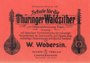 Wilhelm Wobersin: Schule fr die Thringer Waldzither