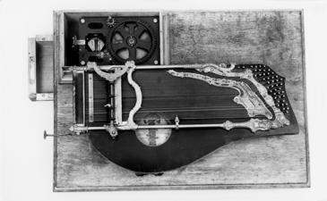 Lochplatten-Zither "Chordephon", Claus & Co. Leipzig, um 1900